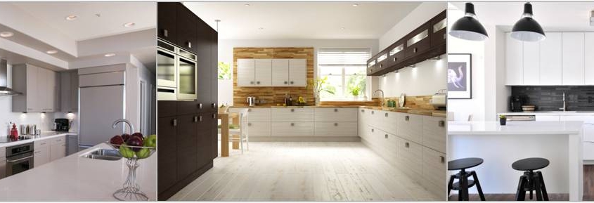 A contemporary kitchen design