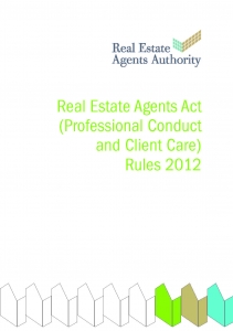 Real Estate Professional Conduct and Client Care Rules 2012