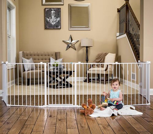 Making your home safe for young children with temporary gates etc