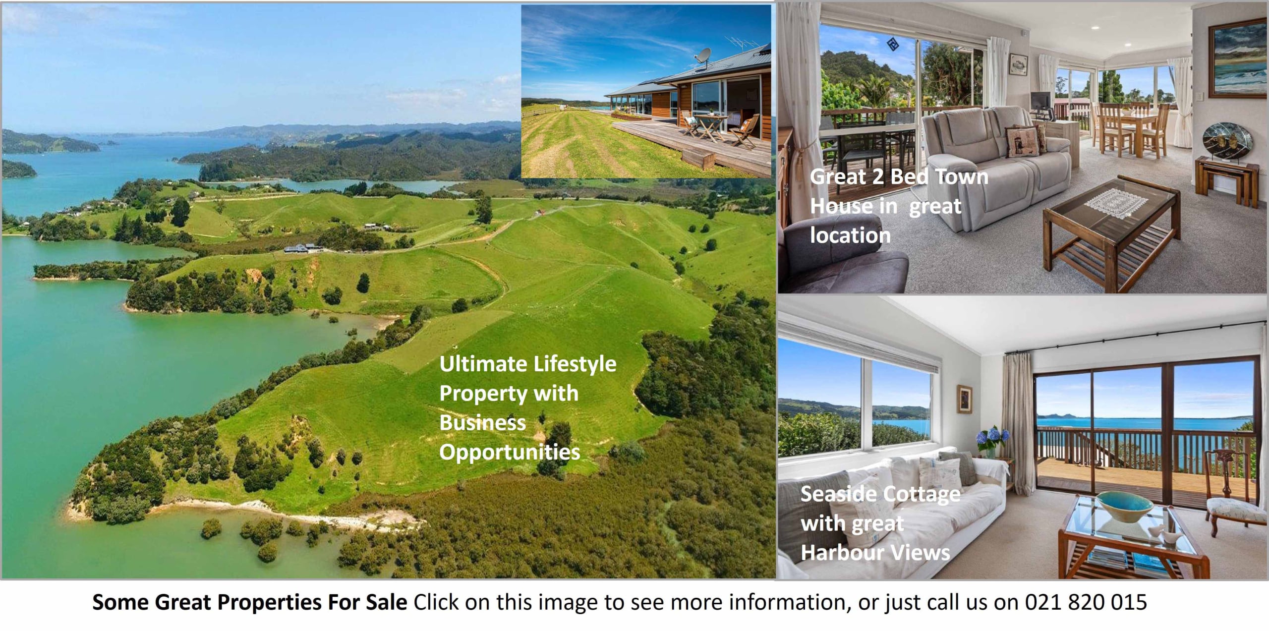 Properties For Sale with Team Davis Harcourts Whangarei