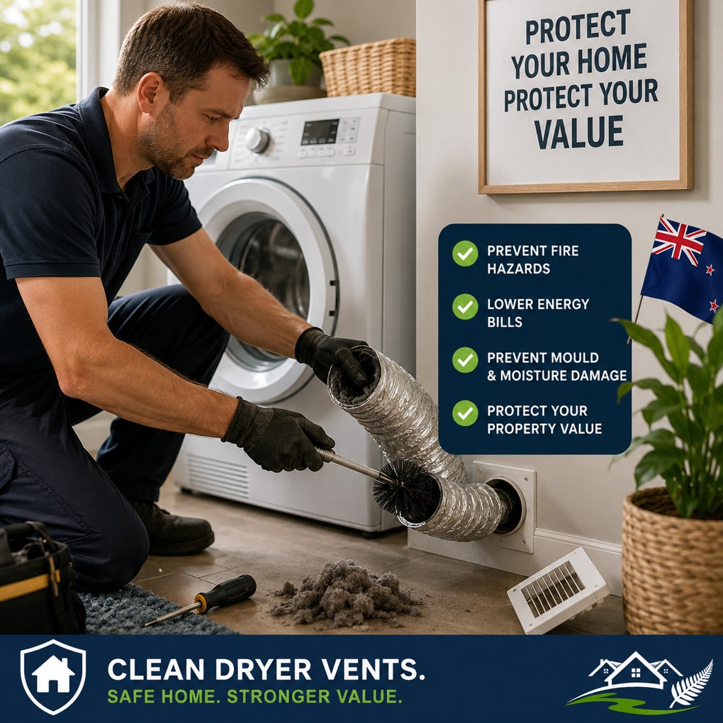 How Clean Dryer Vents Protect Your New Zealand Property Value